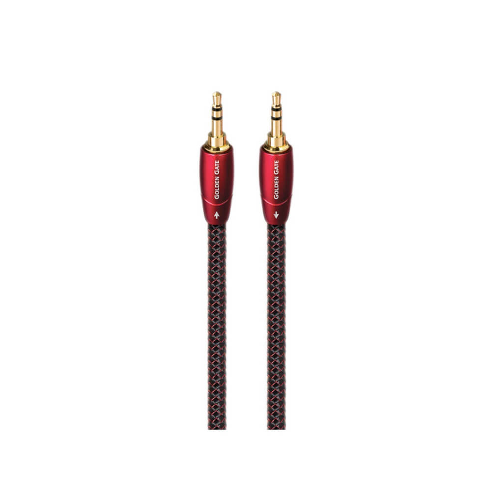 สายสัญญาณอนาล็อก AUDIOQUEST : GOLDEN GATE (MINI TO MINI) (2.0M)